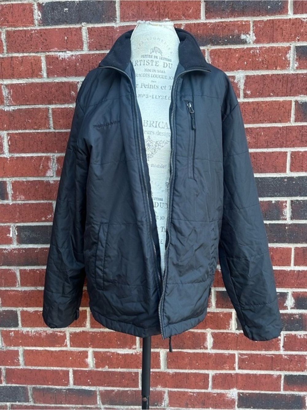 Free Country Black Lightweight Quilted Puffer Jacket HG